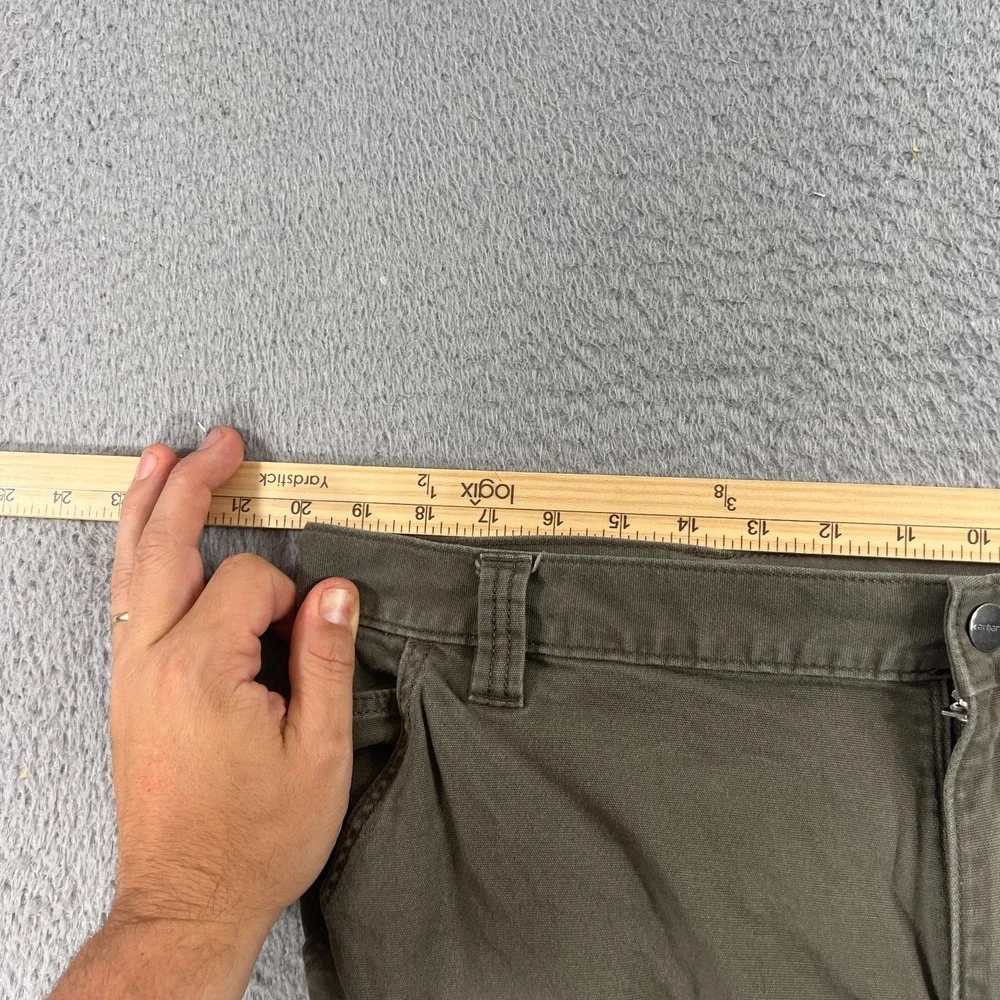 Carhartt Relaxed Fit Cargo Shorts Mens 40 Dark Green Rugged Flex Work 103542 217